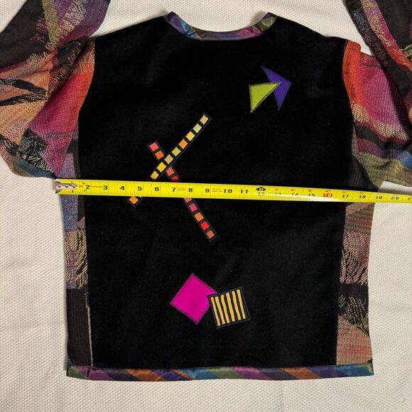 Vintage Lynn Murray Jacket Women’s Retro Artsy Tapestry Wool blend size 6 - Picture 10 of 16